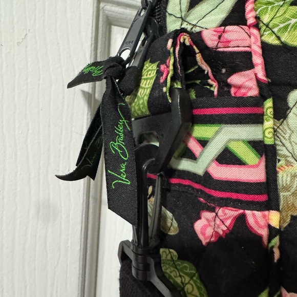 Vera Bradley Black & Pink Floral Laptop Bag - Picture 5 of 15